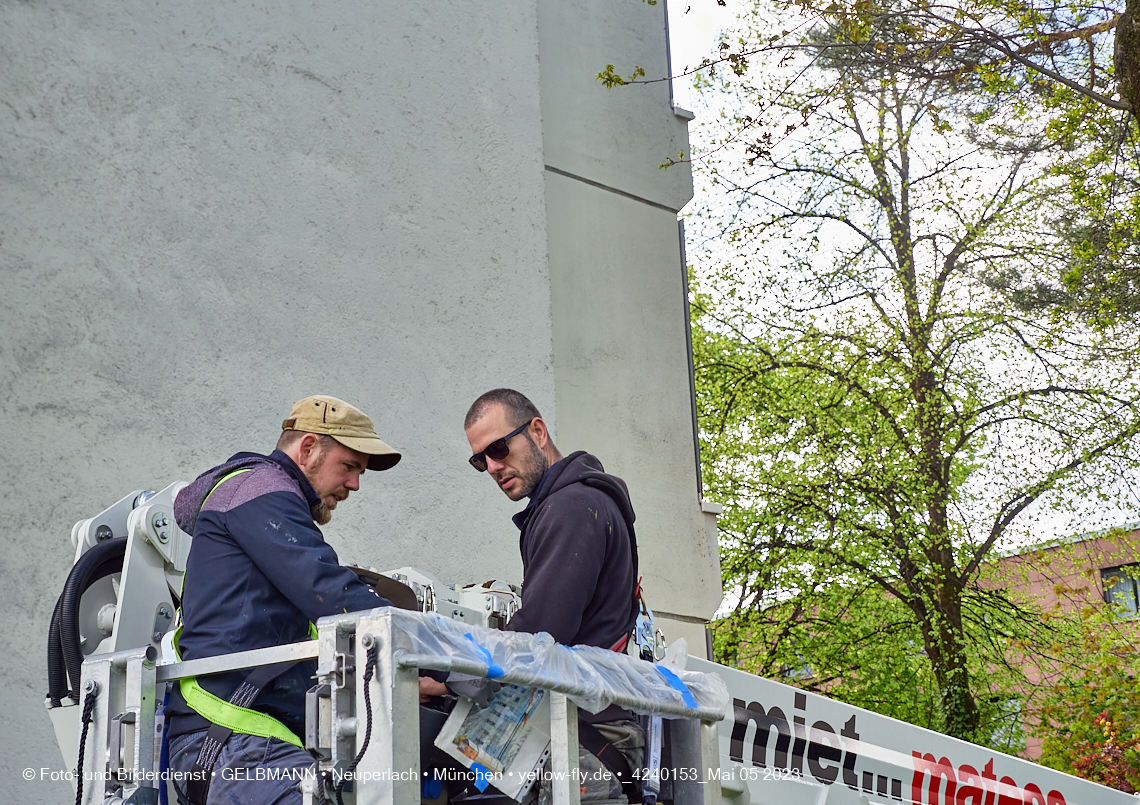 05.05.2023 - Graffiti am Karl-Marx-Ring 75 in Neuperlach